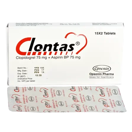 Tablet  Clontas 75mg+75mg (42pcs)